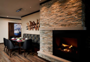 Fireplace & Dining