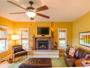 Staging your home for selling it doesn't mean you have to go with white walls.